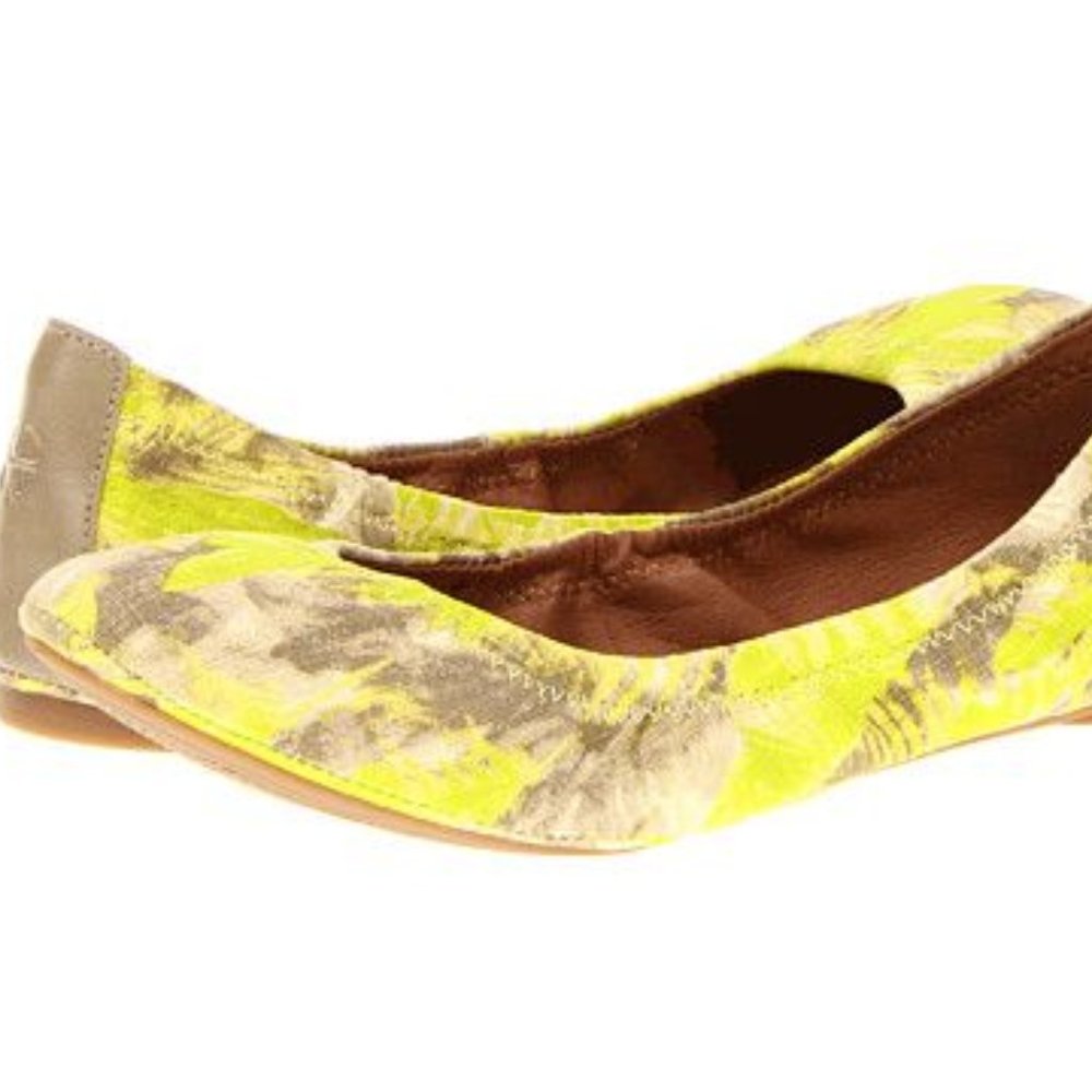 Lucky Brand Emmie 2 Ballet Flat in Tropical Feather